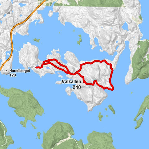 Svartnora - Valkallen - Kulberget