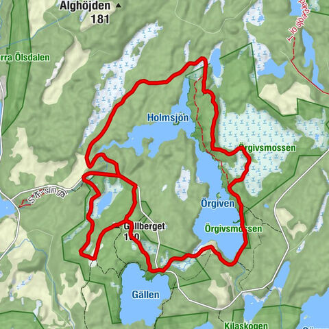 Degerfors kommun - Paradishöjden - Kallkälla - Gällberget