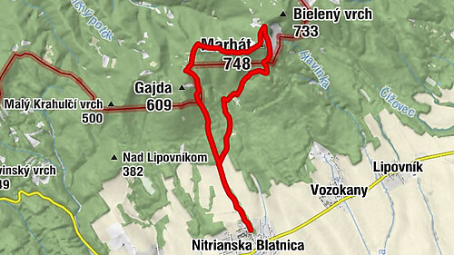 Nitrianska Blatnica - Rotunda sv. Juraja - Marhát