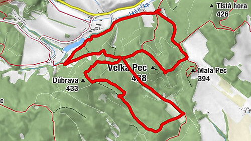 Prašník - Veľká Pec - Orlie skaly - Kováčovci