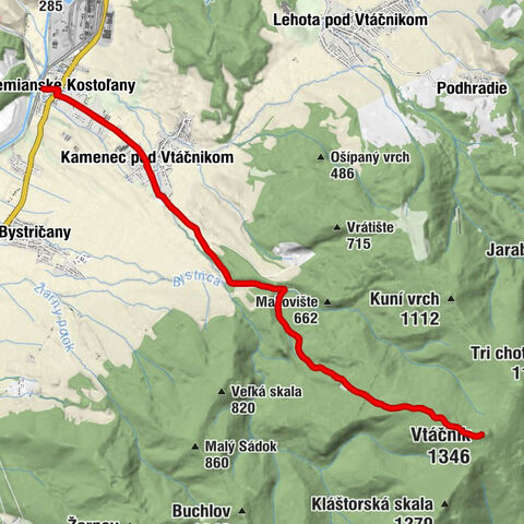 Evanjelický a. v. kostol - Reštaurácia Vtáčnik - Zraz - Vtáčnik