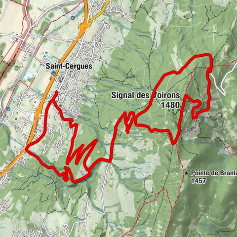 La Charrière - Vers Bosson - Sous la Mille - Signal des Voirons
