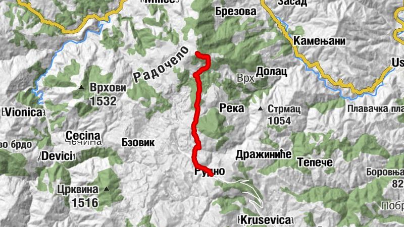 Tabor , kod Belog - Рудно - Кривача