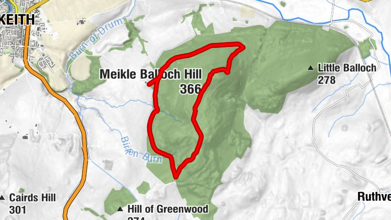 Moray - Meikle Balloch Hill