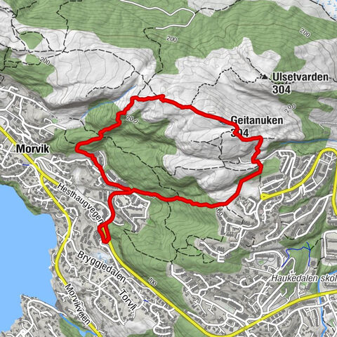 Åsane - Morvik - Geitanuken