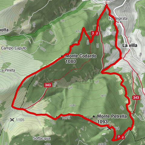 Tribbio - Monte Codardo - Monte Petrella - La villa