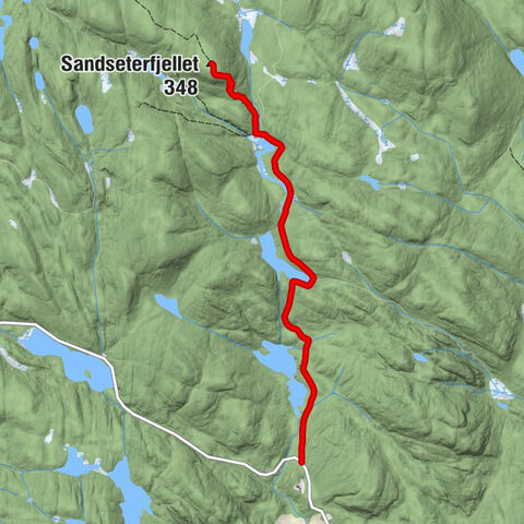 Skien - Sandseterfjellet