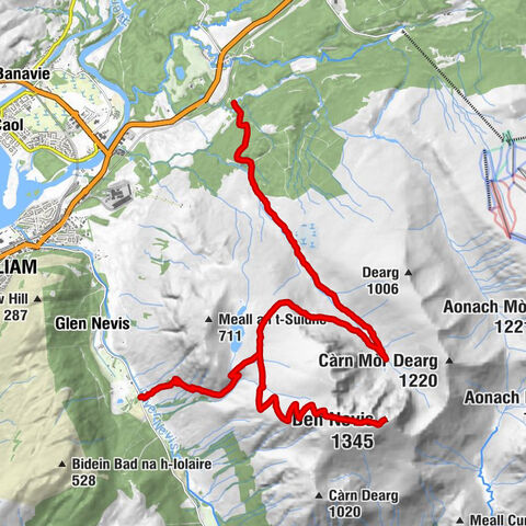 Highland - Charles Inglis Clark Memorial Hut - Ben Nevis - Gardyloo Gully