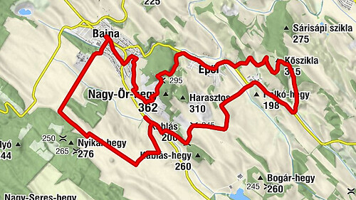 Bajnai Szent Adalbert plébánia - Kis-Homokos - Kőszikla - Őr-hegy