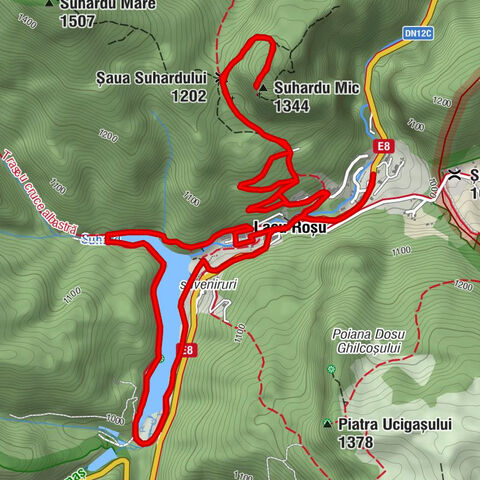 Gheorgheni - Șaua Suhardului - Suhardu Mic - Lacu Roșu