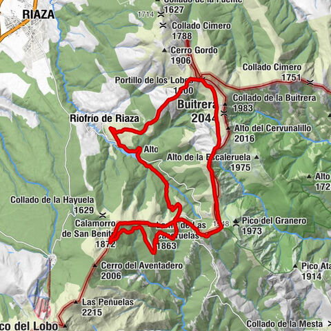 Riofrío de Riaza - Alto del Parrejón - Calamorro de San Benito