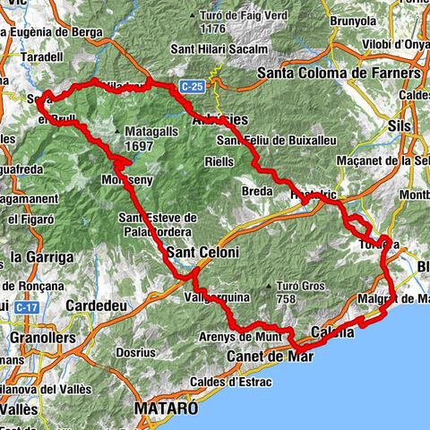 Pineda de Mar - Ermita de Sant Pau - Església de Sant Andreu - Malgrat de Mar