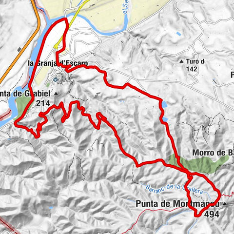 Can Ros - Sant Jaume - Punta del Calvari - la Granja d'Escarp