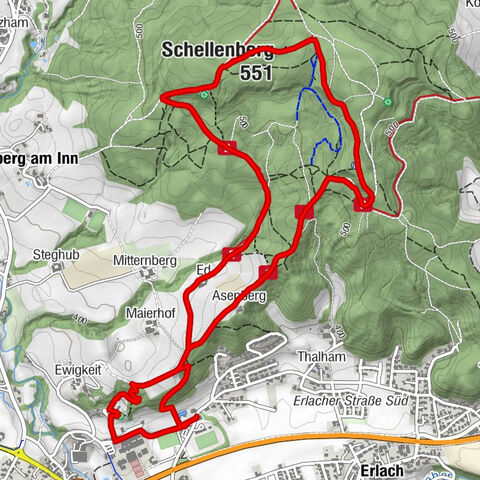 Simbach am Inn - Schellenberg - Schellenberghaus - Minigolf-Stüberl