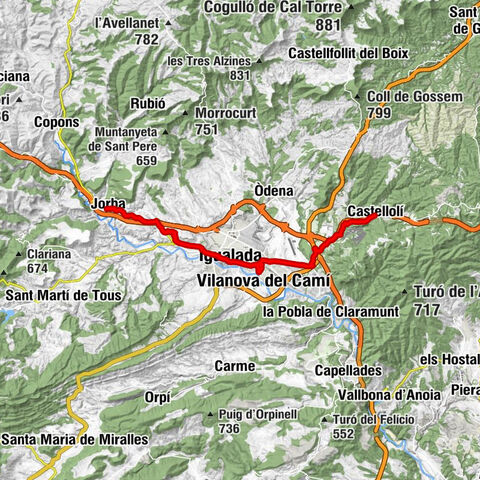 Castellolí - Esglèsia de la Soledat - Ermita de Sant Jaume Sesoliveres - Jorba