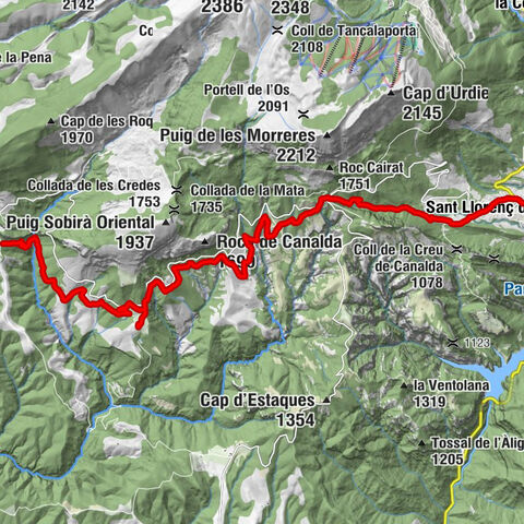 El Grauet - Tossal de l'Anella - Sant Serni del Grau - Sant Llorenç de Morunys