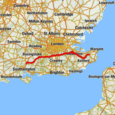 Winchester - Saint Swithun - St Martha's Hill - The King's Mile