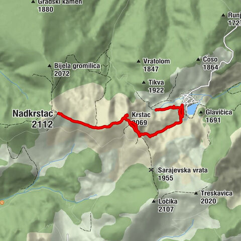 Općina Gornji Vakuf-Uskoplje - Krstac - Nadkrstac