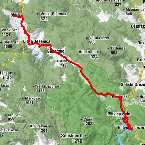 Blata - Grbe - crkva svetog Ivana Nepomuka - Plitvička Jezera