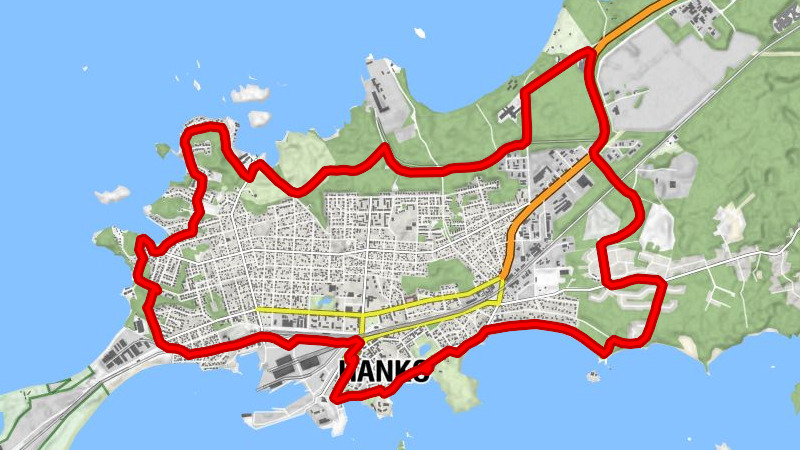 Hanko - Hangonkylä - På Kroken - Keskusta