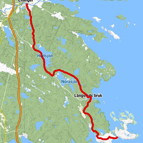 Hudiksvalls kommun - Långvind - Långvinds bruk - Enånger