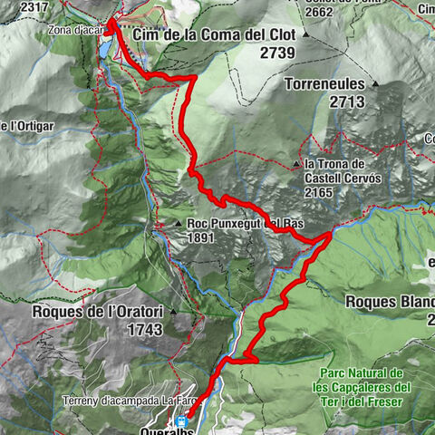Queralbs - la Farga - Mina Yellas - Núria