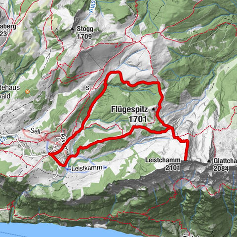 Arvenbüel - Egg - Alp Looch - Leistchamm