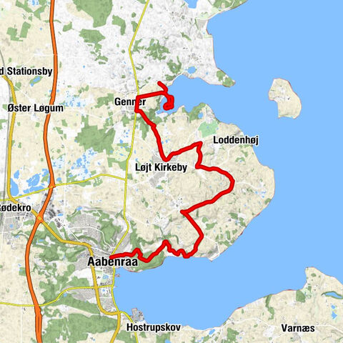 Aabenraa - Avbæk - Høgebjerg - Aabenraa Kommune