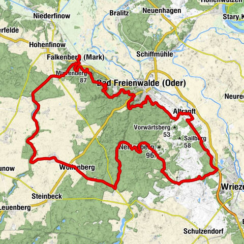 Rathsdorf - Märkischer Watzmann - Paschenberg - Lüdersdorf