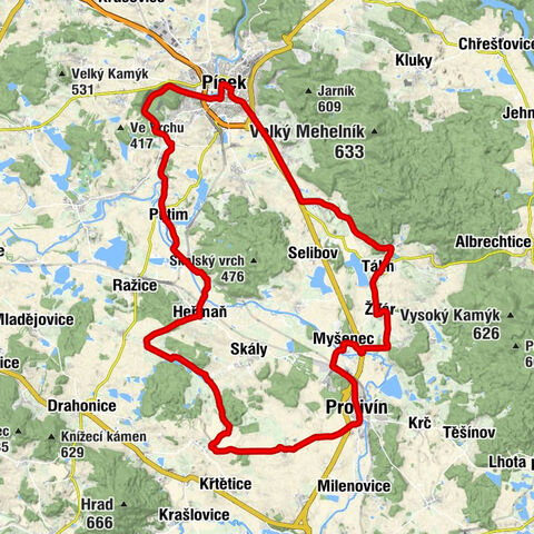 Písek - Povýšení svatého Kříže - Novodvorská kaplička - Vnitřní Město