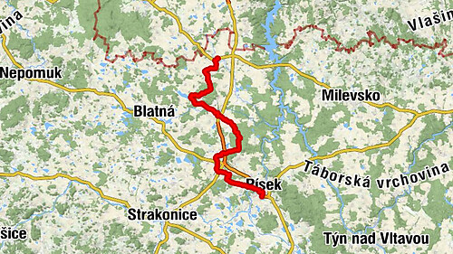 Mirovice - Kaple svatého Václava - Kostel Svatého Jiljí - Písek