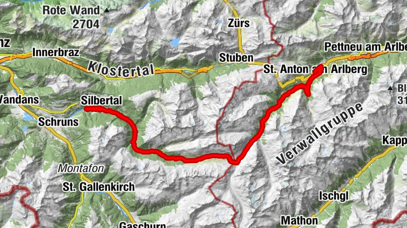 Innertal - Konstanzer Hütte - Pfarrkirche St. Anton und Mariahilf - St. Anton am Arlberg