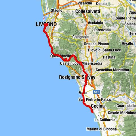 Varco Fortezza - Poggio Scandanibbio - Chiesa di San Leopoldo Re - Marina di Cecina