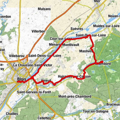 Blois - Chambord - Église Saint-Vincent-de-Paul - Église Saint-Étienne - Église Saint-Louis