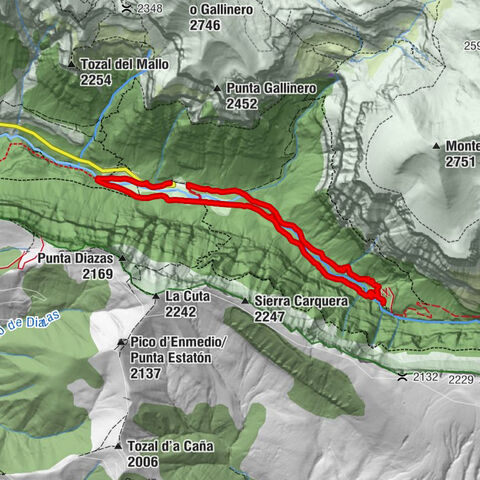 Torla-Ordesa - Cascada del Estrecho - Cascada de la Cueva - Cascada de Arripas