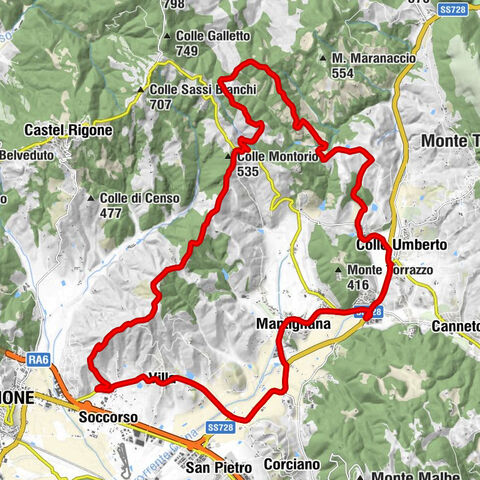Faina - Le Cupe - Ponte Forcione - Colle Montorio