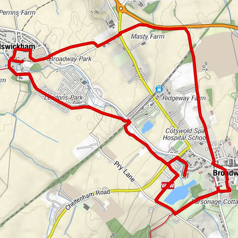 Broadway - St Michael and All Angels - St Mary's - Russells