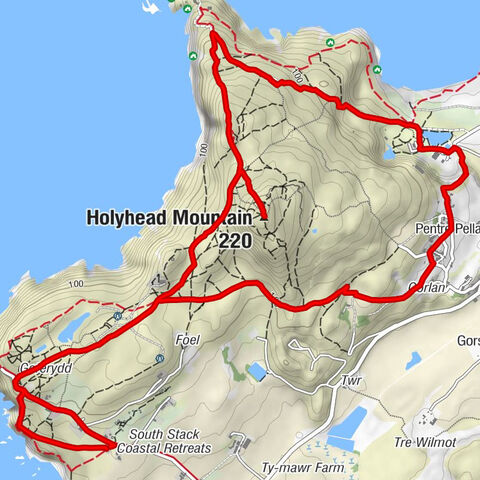 Trearddur - Pentre Pella - Llaingoch - Holyhead Mountain