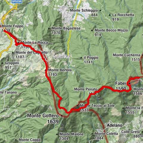 Varese Ligure - Monte Penato - Fabei - Zeri