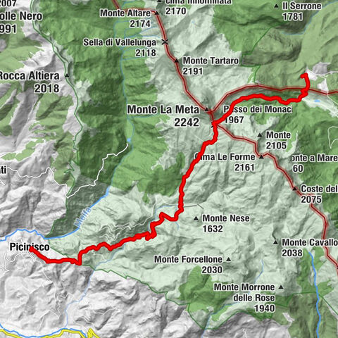Picinisco - Il baraccone - Passo dei Monaci - Campitelli