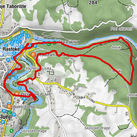 Karlovačka županija - Gornje Taborište - Slunj - Stari Centar