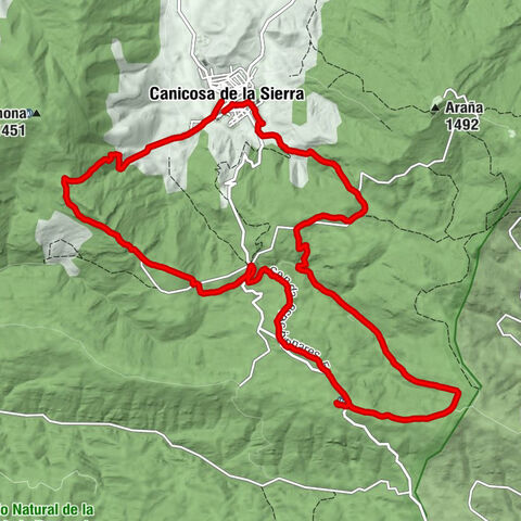 Canicosa de la Sierra - Ermita de la Virgen del Carrascal - El Cargadero - Centro de Dia