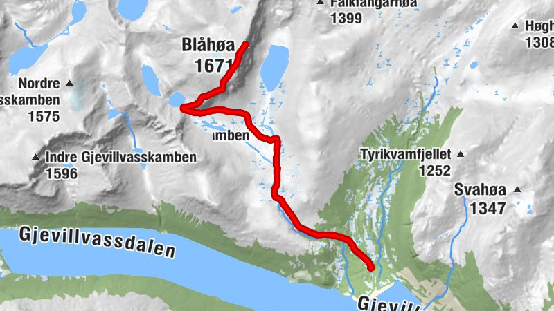 Oppdal - Blåhøa