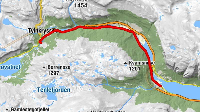 Øye - Øye stavkyrkje - Hagaberget - Vang