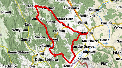 Lučenec - Halič - Zbrojnica - Kalvínsky kostol