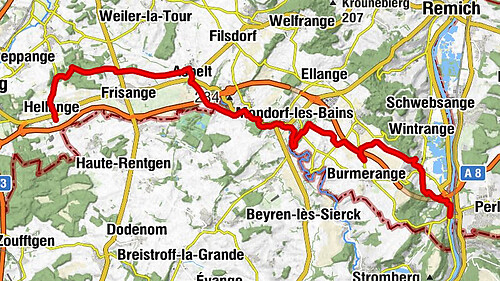 Schengen - Chapelle Saint-Sauveur - Heldenberg - Willibrorduskierch
