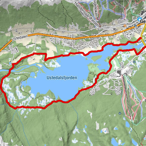 Geilo - Torkelsplassen - Fossgardfeltet - Hol