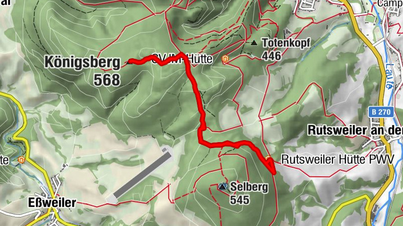 Rutsweiler Hütte PWV - Kaiserquelle - Königsberg