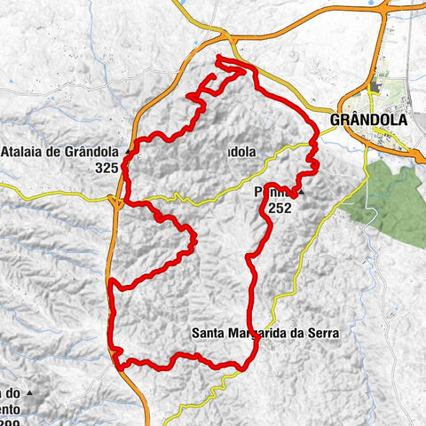 Grândola e Santa Margarida da Serra - Outeiro da Penha - Atalaia de Grândola - Melides