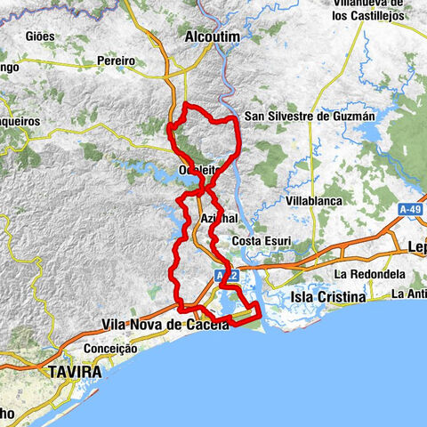 Monte Gordo - Quebradas - Corte das Donas - Igreja Matriz de Castro Marim